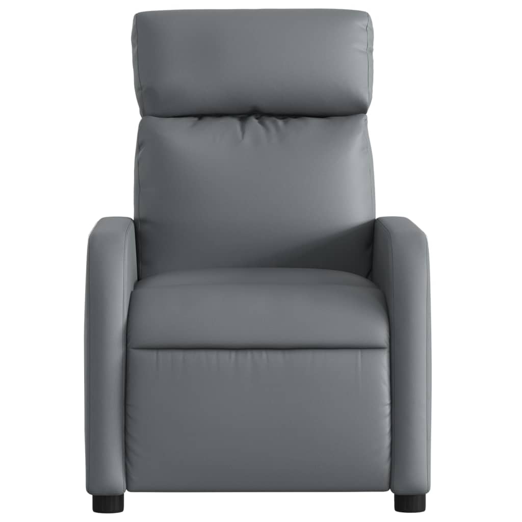 massagestol kunstlæder grå