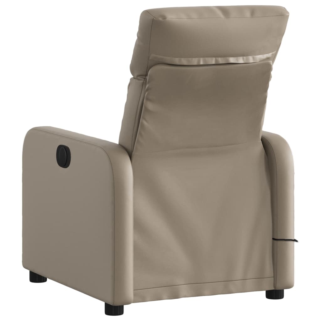 massagestol kunstlæder cappuccino