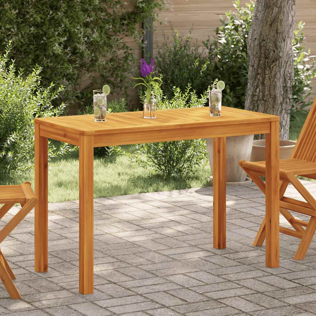 havebord 110x55x75 cm massivt akacietræ billede