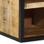 Sko skab med hylde Brun 50 x 30 x 110 cm Massivt mangotræ