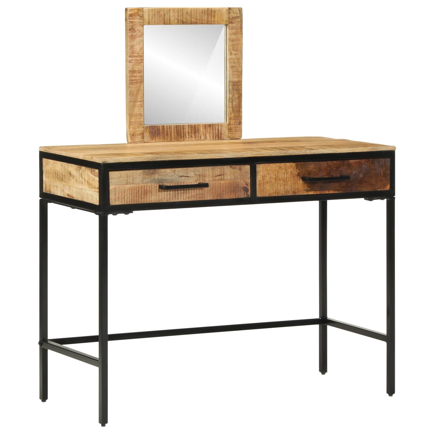 Klædeskab med skuffe Brun 100 x 40 x 120 cm Massivt mangotræ