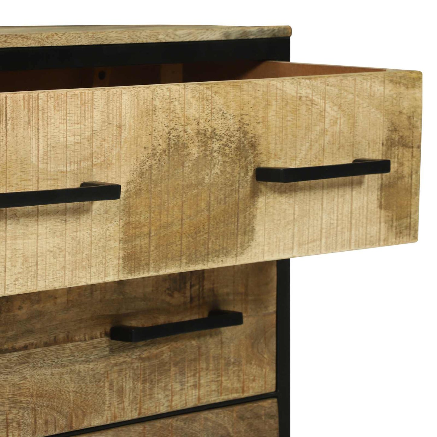 Sideboard med skuffe 70 x 35 x 70 cm Massivt mangotræ