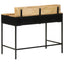 Konsolbord Brun 100 x 55 x 89,5 cm Massiv mango træ og metal