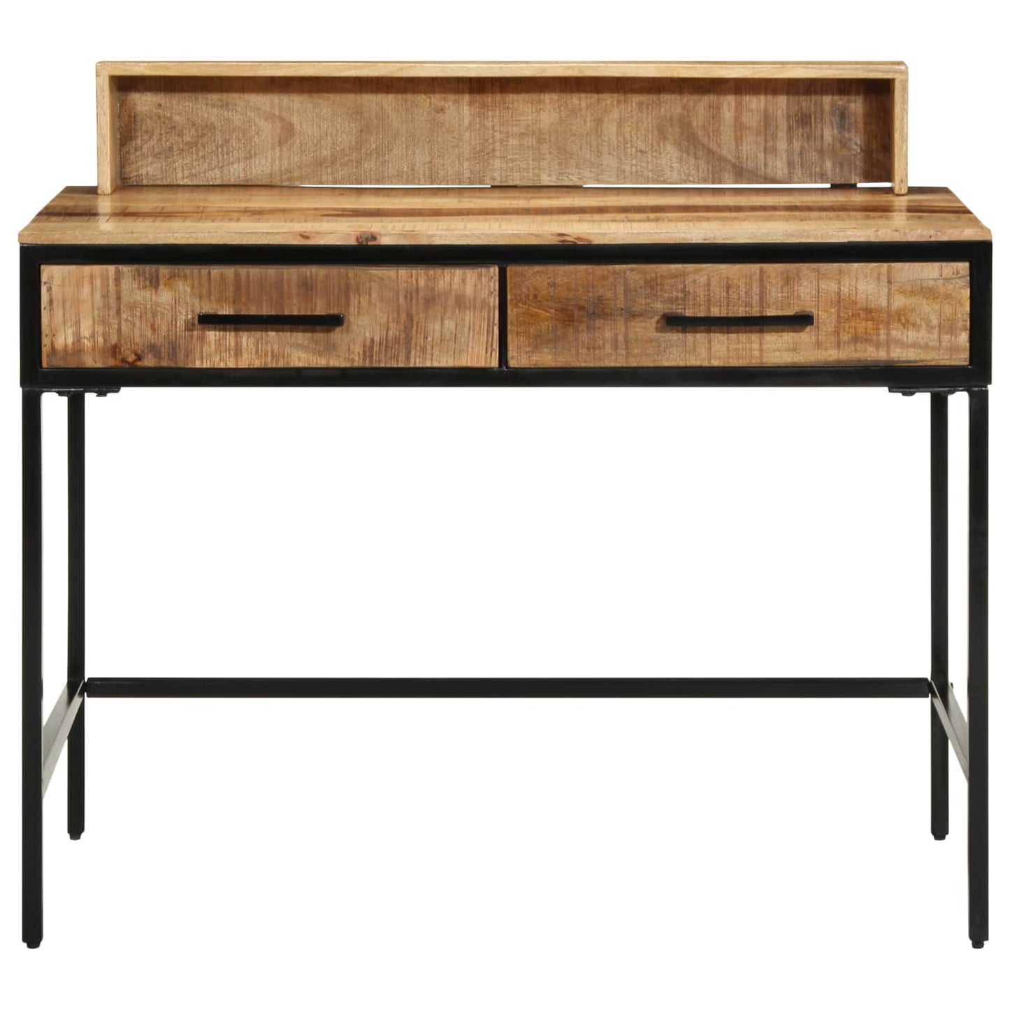 Konsolbord Brun 100 x 55 x 89,5 cm Massiv mango træ og metal