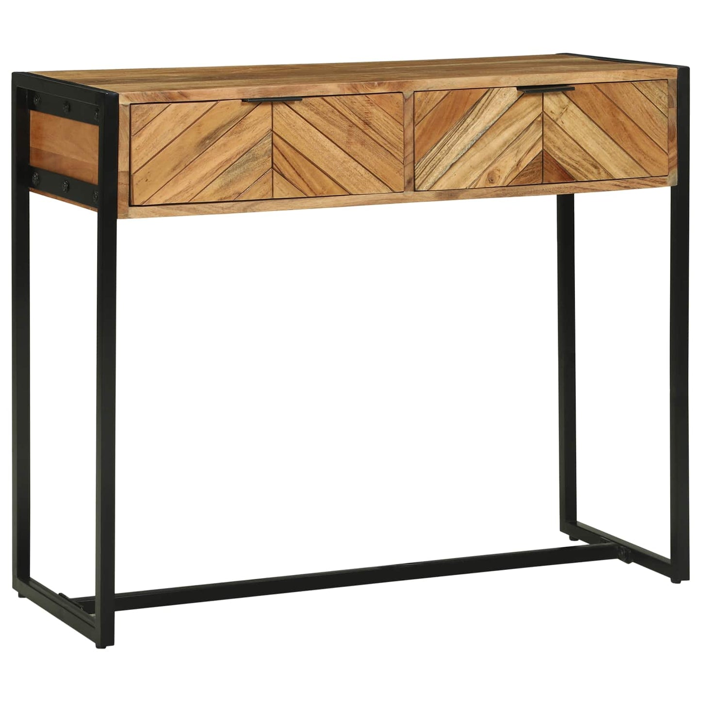 Konsolbord med skuffe Brun 90 x 35 x 75 cm Massivt Akacietræ