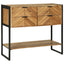Konsolbord med skuffe Brun 90 x 35 x 80 cm Massivt Akacietræ