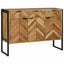Sideboard 100 x 30 x 75 cm Massivt akacietræ