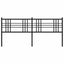 udskiftningsgavl 193 cm metal sort