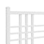 udskiftningsgavl 100 cm metal hvid