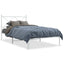 sengeramme med sengegavl 107x203 cm metal hvid