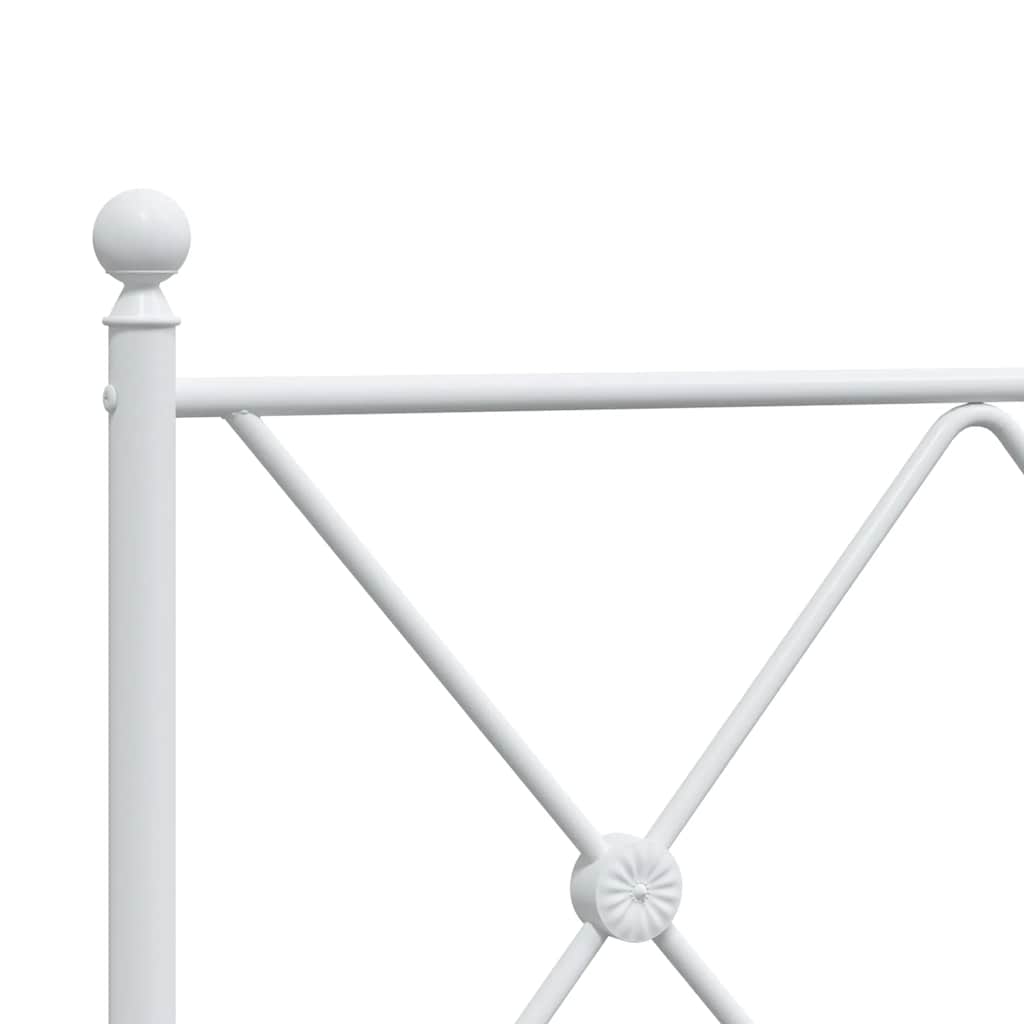 udskiftningsgavl 75 cm metal hvid