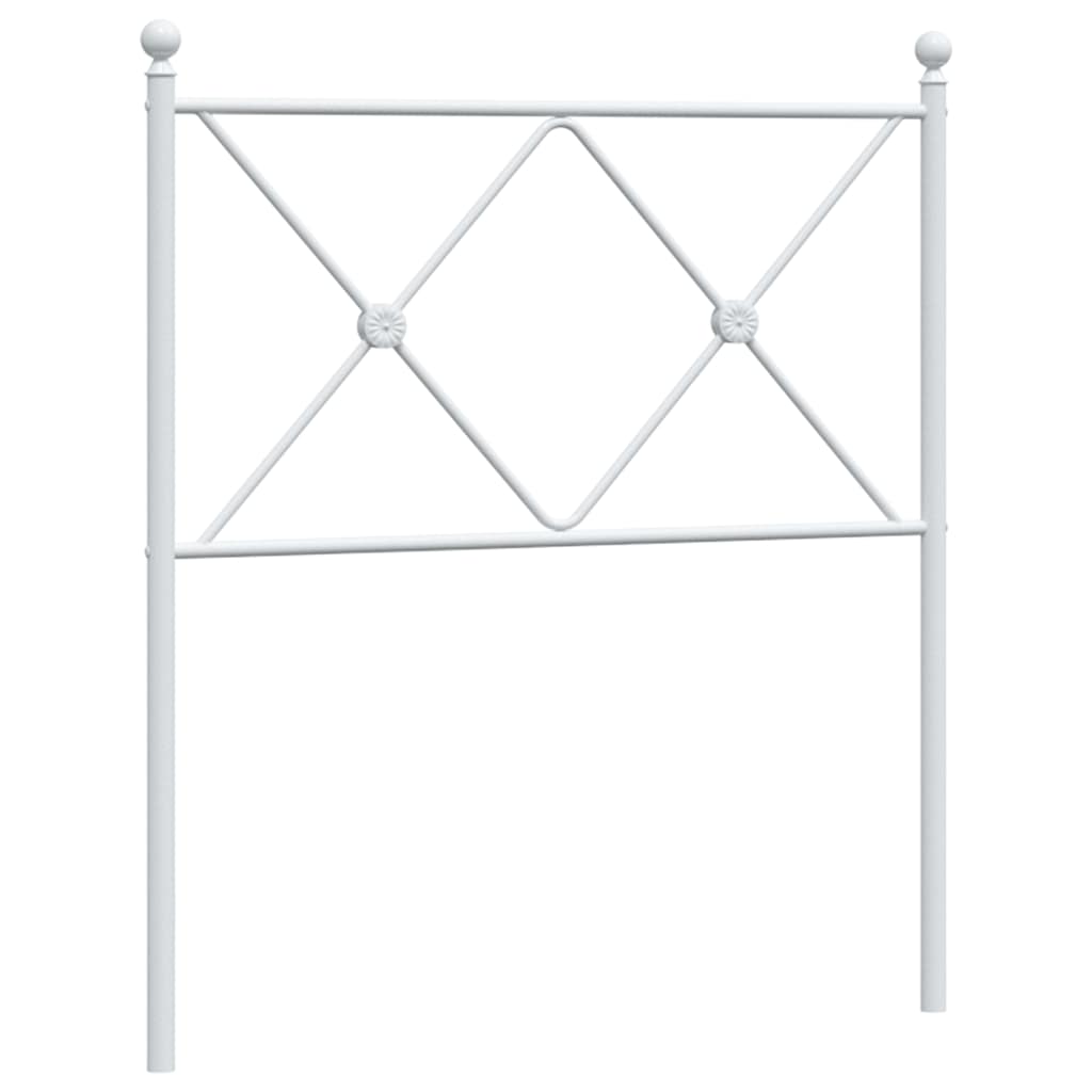 udskiftningsgavl 80 cm metal hvid