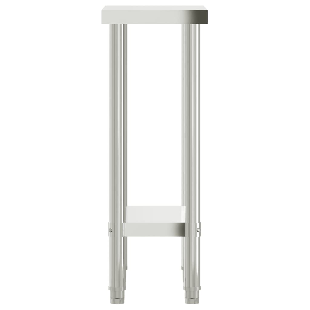 arbejdsbord til køkken 55x30x85 cm rustfrit stål