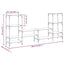 tv-bord 206,5x28,5x95 cm konstrueret træ sonoma-eg