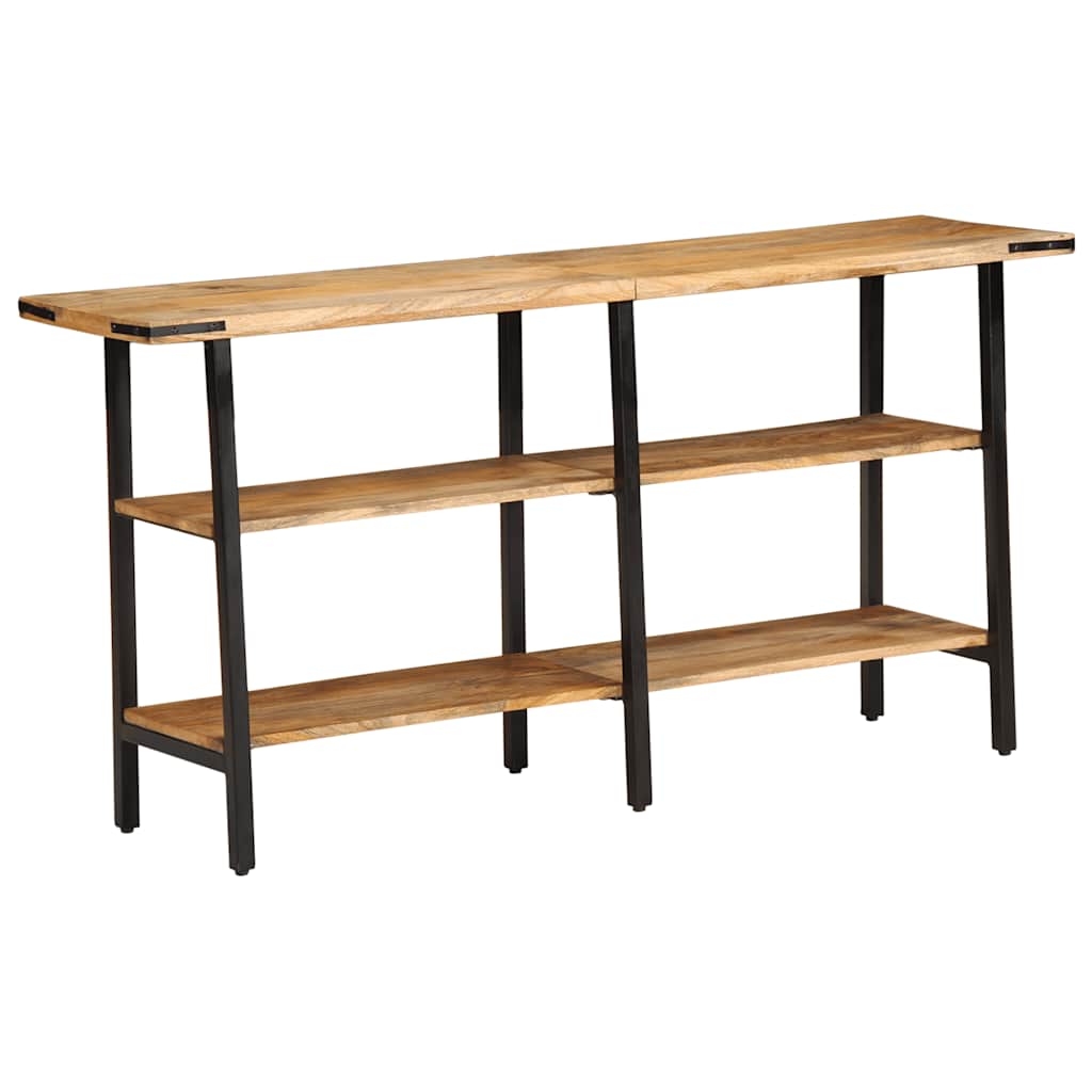 konsolbord 140x35x70 cm massivt mangotræ