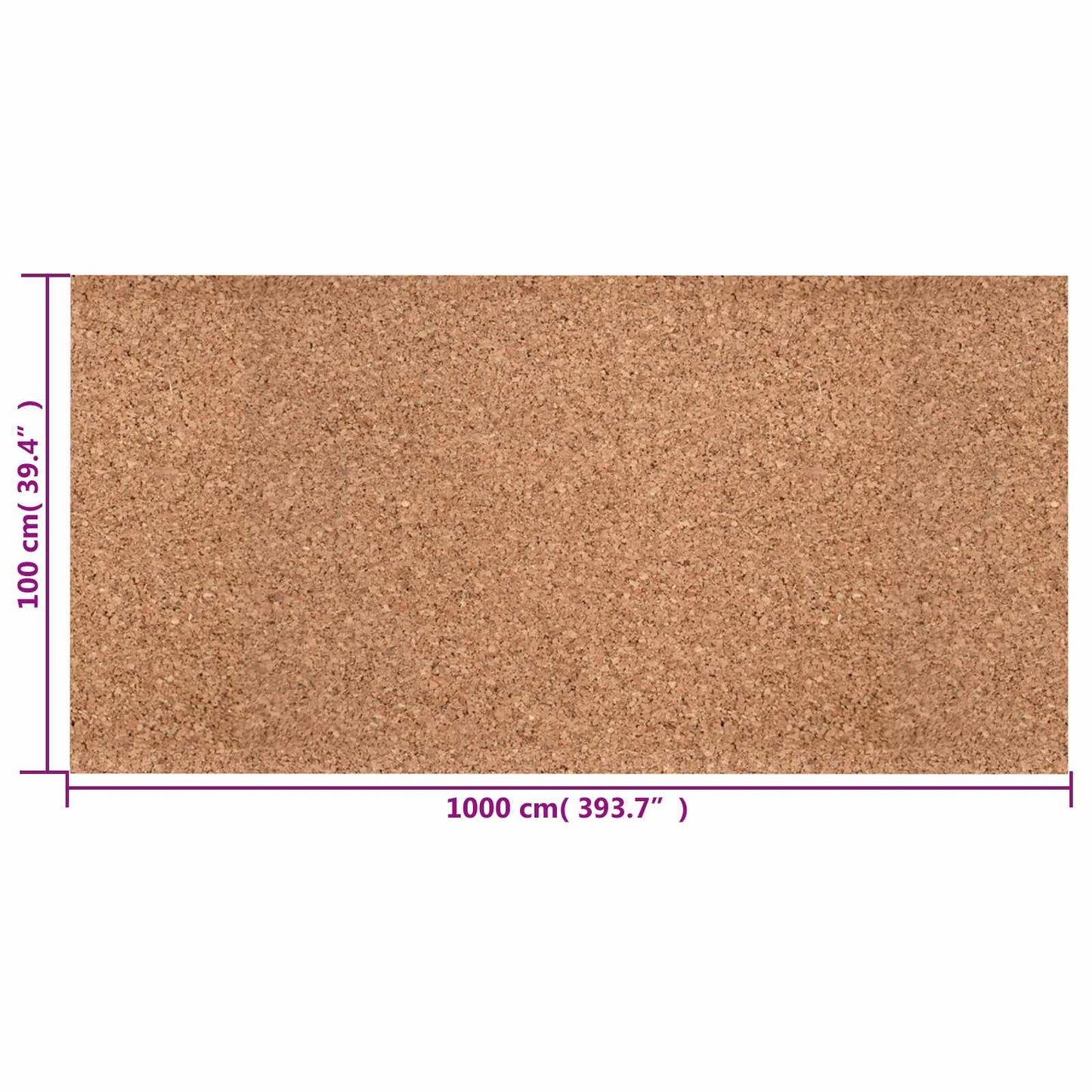 Kork rolle Brun 100 x 1000 x 0,5 cm Kork