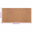 Kork rolle Brun 100 x 1000 x 0,8 cm Kork