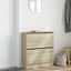 skoreol 80x21x87,5 cm konstrueret træ sonoma-eg