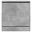 skoreol 60x34x63,5 cm konstrueret træ betongrå
