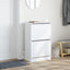 skoreol 60x34x96,5 cm konstrueret træ hvid