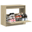 skoreol 80x42x69 cm konstrueret træ sonoma-eg