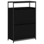 skoreol 75x34x112 cm konstrueret træ sort