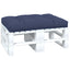 pallehynde 120x80x12 cm stof marineblå