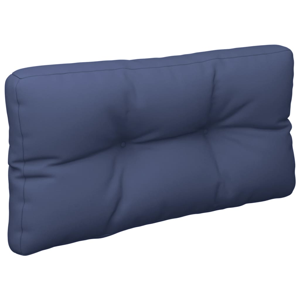 pallehynde 80x40x12 cm stof marineblå