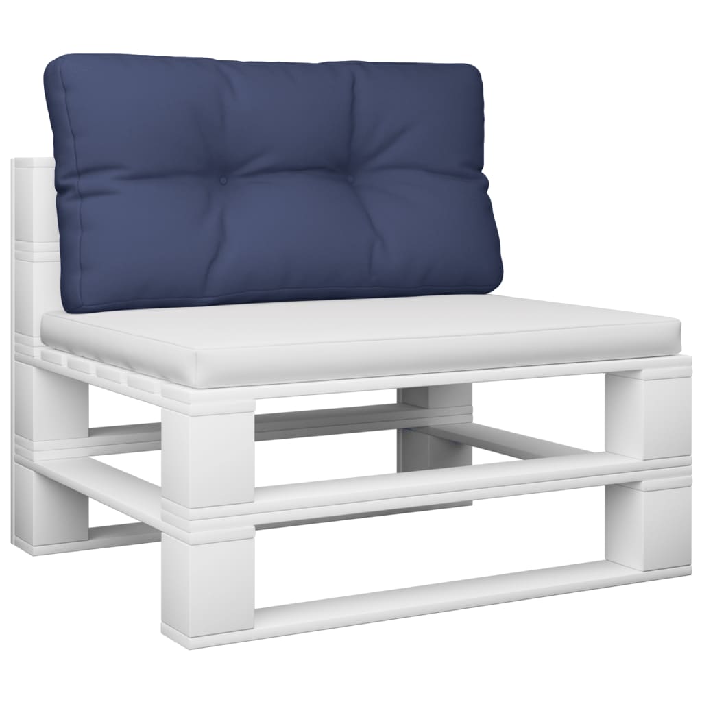 pallehynde 80x40x12 cm stof marineblå