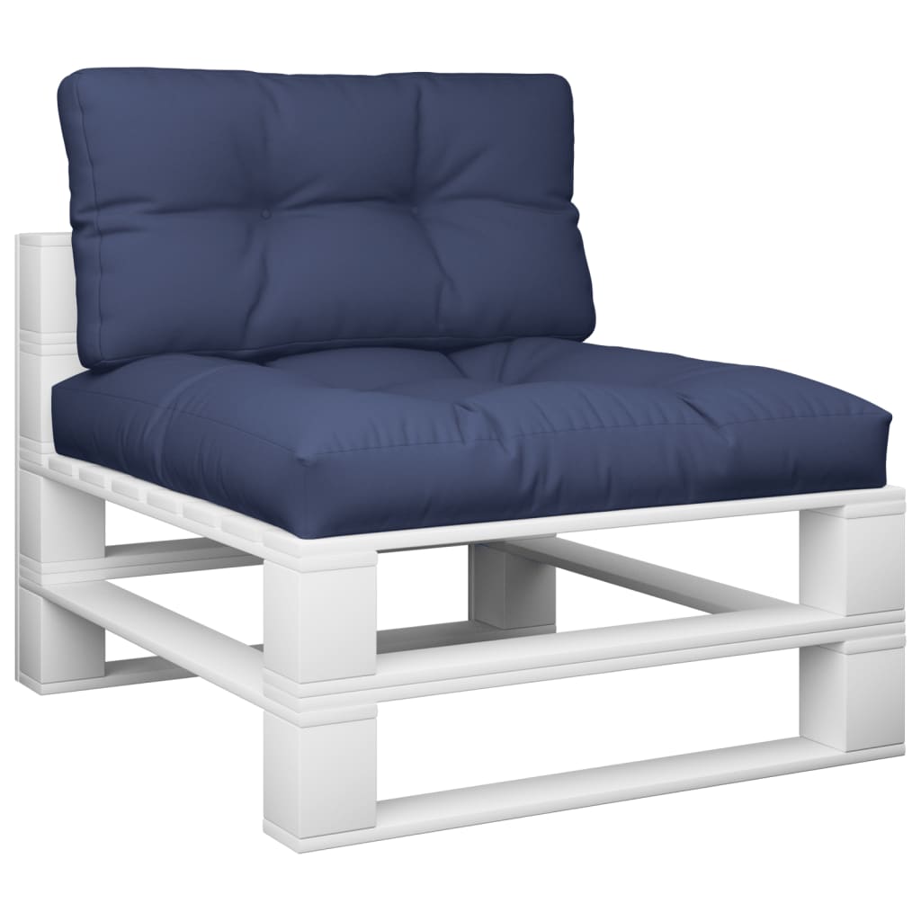 pallehyndesæt 70x40x12 cm stof Marineblå