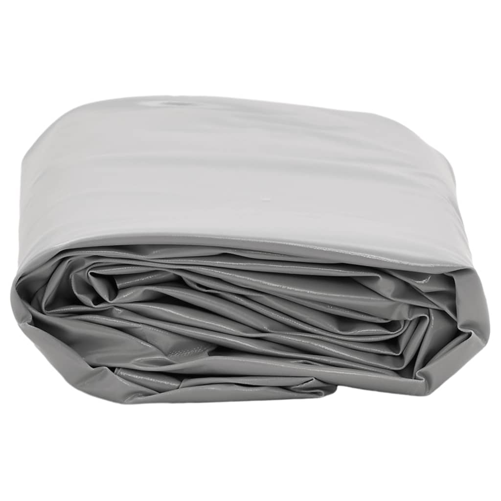 presenning 5x5 m 650 g/m² grå