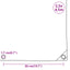 presenning 2,5x4,5 m 650 g/m² grøn