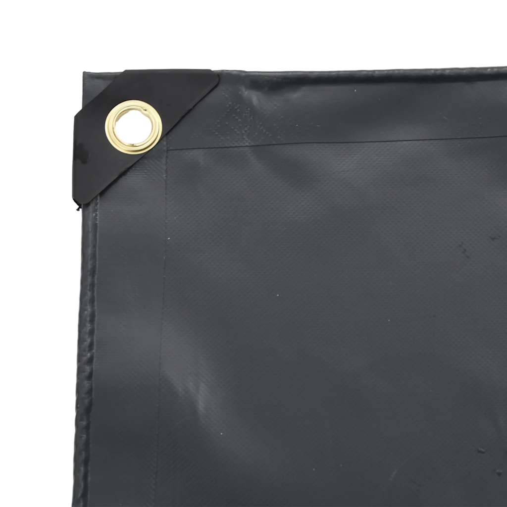 presenning 1x2,5 m 650 g/m² sort