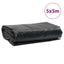 presenning 5x5 m 650 g/m² antracitgrå