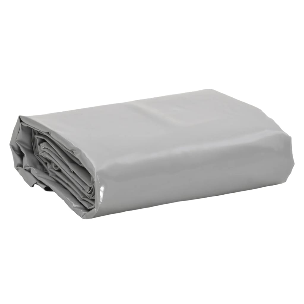 presenning 4x7 m 650 g/m² grå