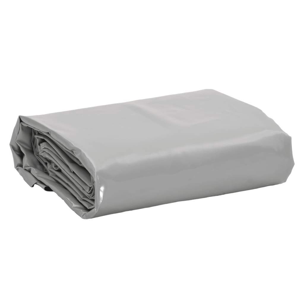 presenning 5x6 m 650 g/m² grå
