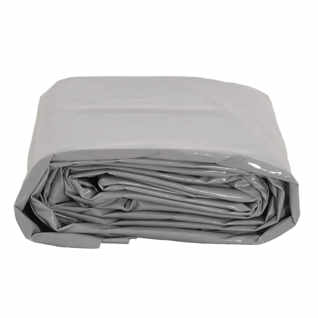 presenning 5x6 m 650 g/m² grå