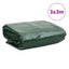 presenning 3x3 m 650 g/m² grøn