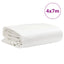 presenning 4x7 m 650 g/m² hvid