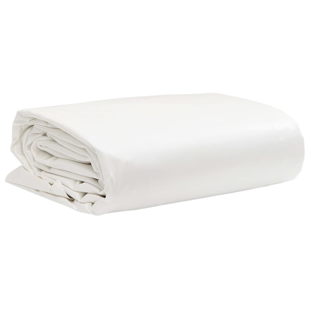 presenning 2,5x4,5 m 650 g/m² hvid