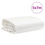 presenning 5x7 m 650 g/m² hvid