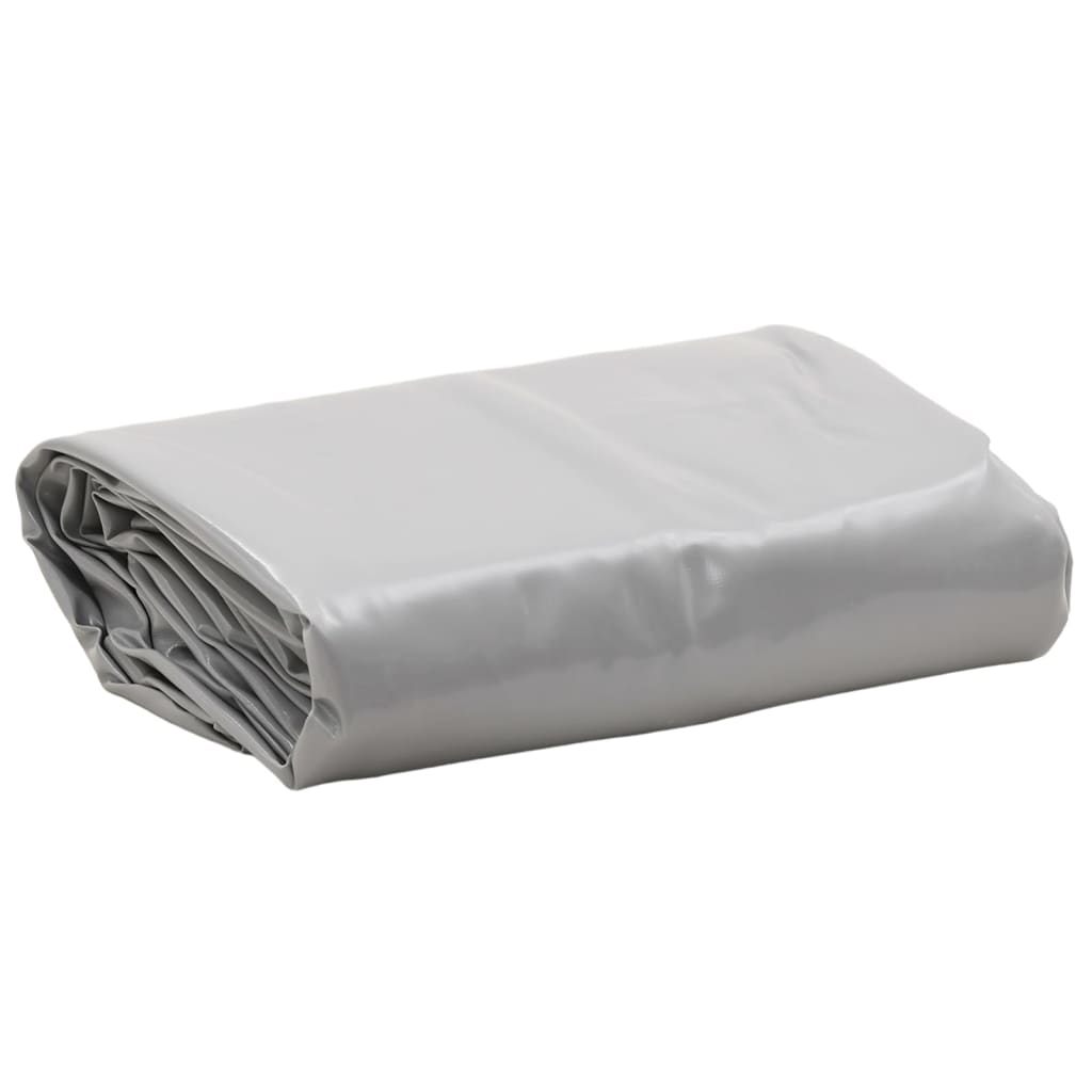 presenning Ø 2,8 m 650 g/m² grå