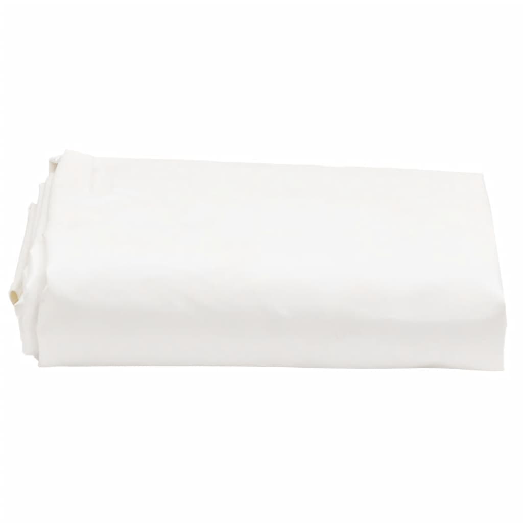 presenning Ø 2,8 m 650 g/m² hvid