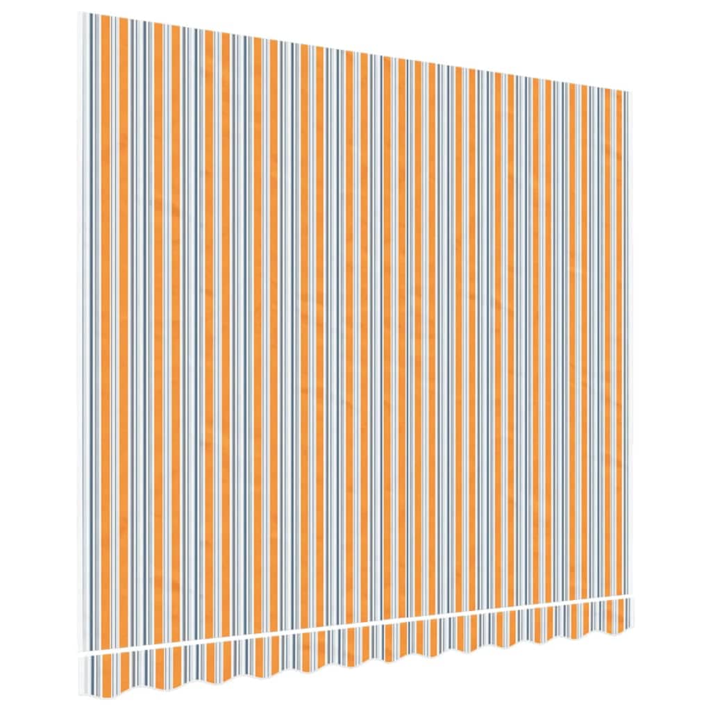 udskiftningsdug til markise 3x2,5 m polyester orange og blå