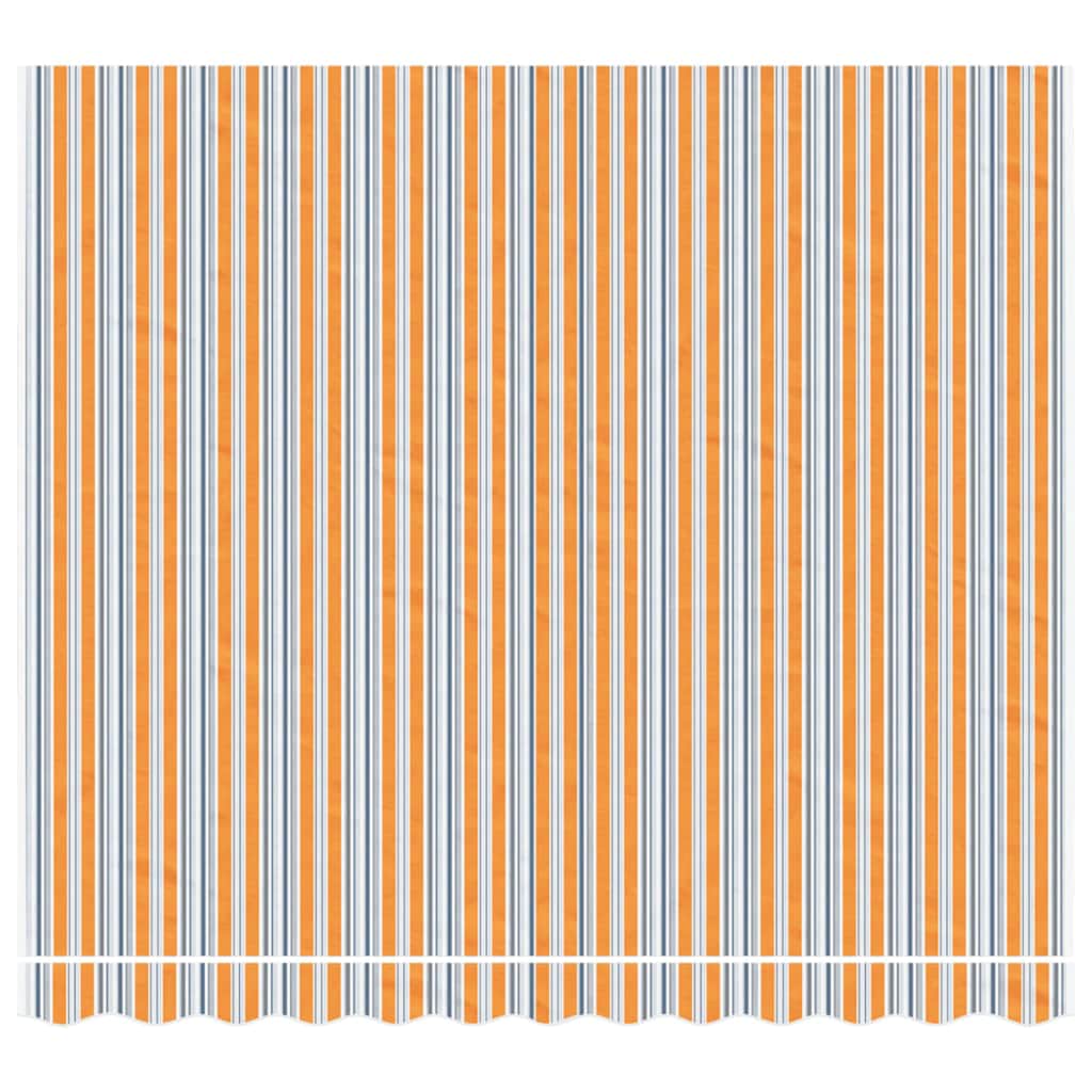 udskiftningsdug til markise 3x2,5 m polyester orange og blå