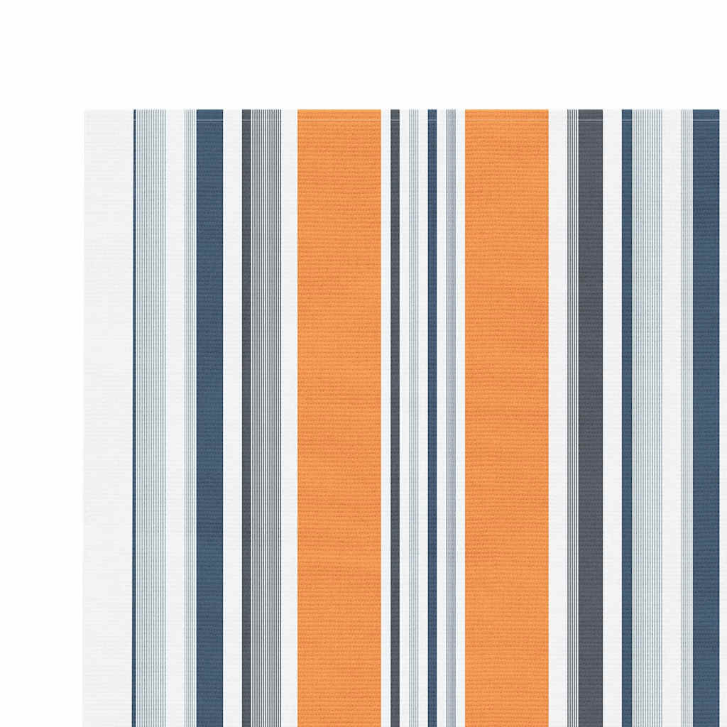 udskiftningsdug til markise 4,5x3 m polyester orange og blå