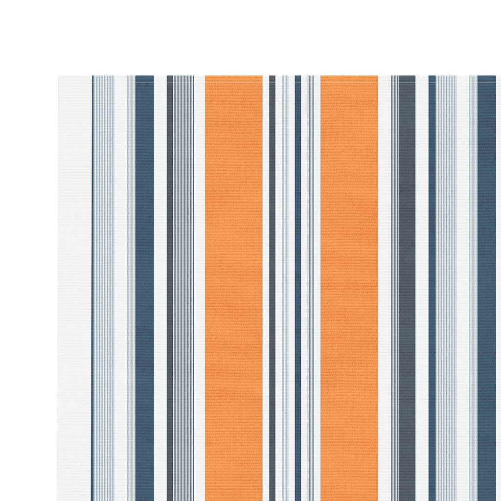 udskiftningsdug til markise 5x3,5 m polyester orange og blå