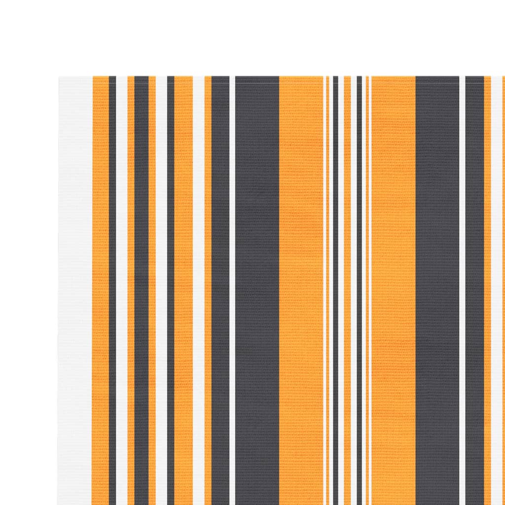 udskiftningsdug til markise 3x2,5 m polyester orange og sort