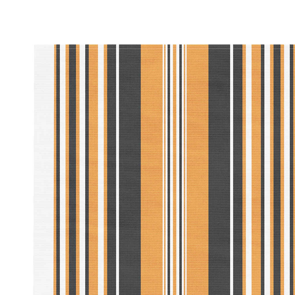 udskiftningsdug til markise 4x3 m polyester orange og sort