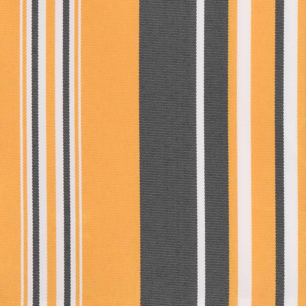 udskiftningsdug til markise 4x3 m polyester orange og sort